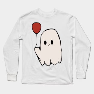 Balloon loving Ghost Long Sleeve T-Shirt